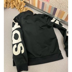 Boys zip up Adidas lightweight sweatshirt/jacket